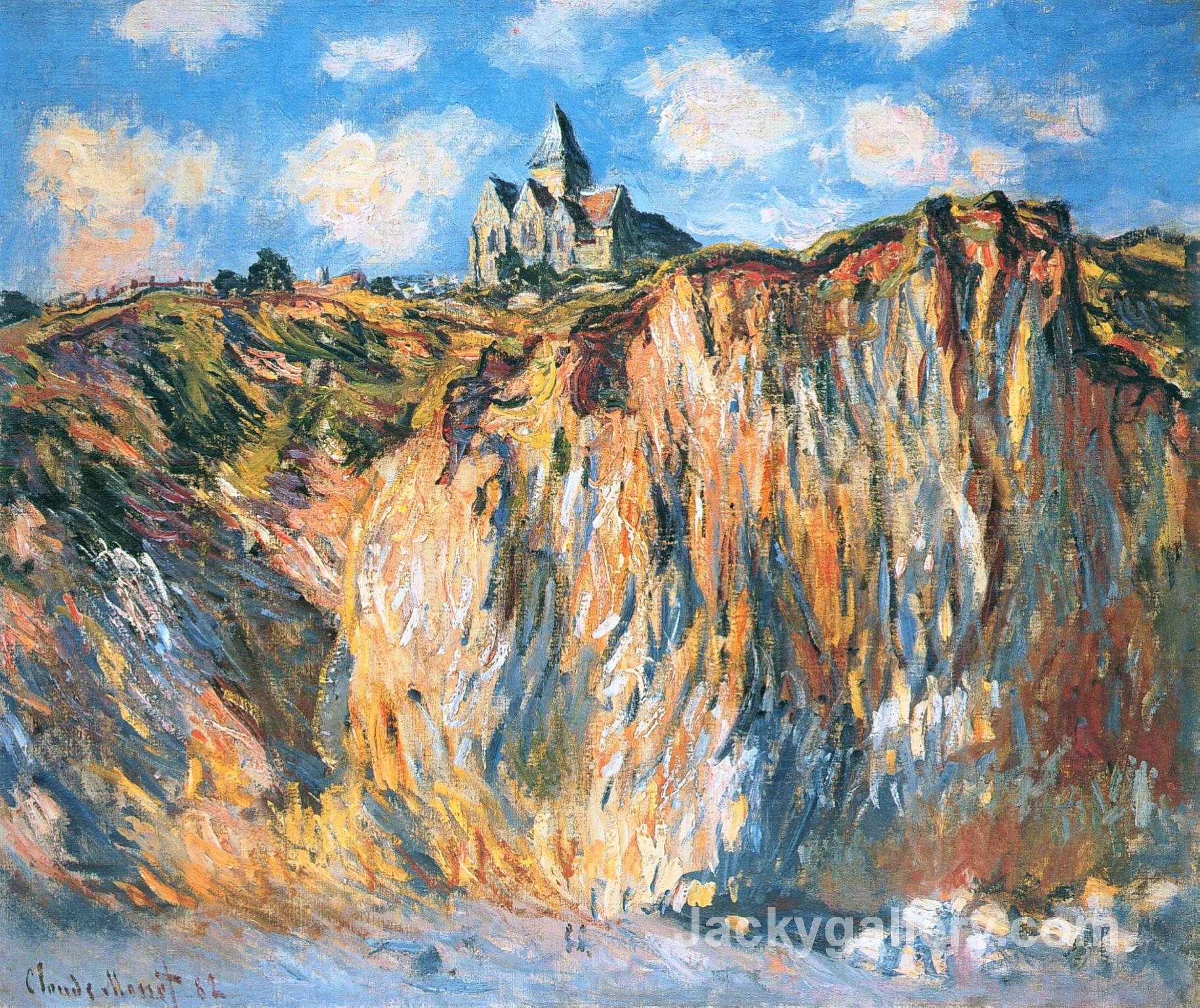 Church at Varengeville, Morning by Claude Monet paintings reproduction